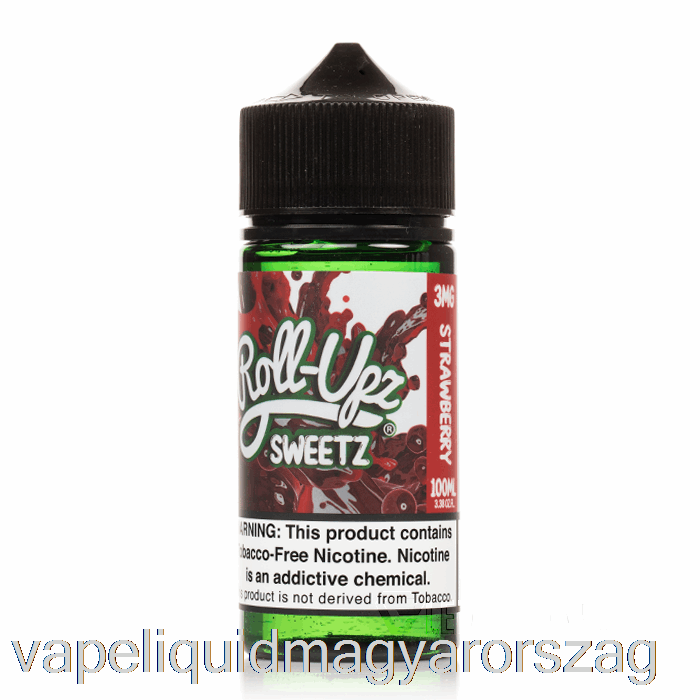 Eper - Roll-upz Gyümölcslé - 100ml 0mg Vape Folyadék